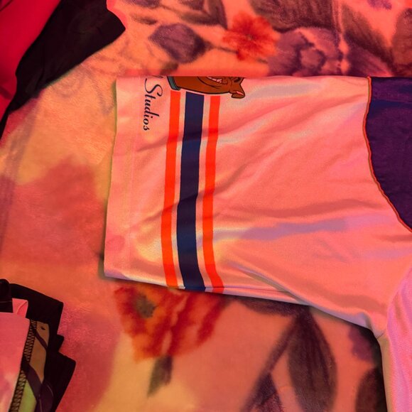 Vintage 90s Universal Studios Scooby Doo AOP Football Jersey (XL-2XL) - Picture 2 of 14